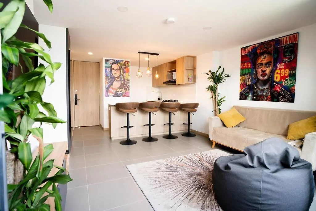 Amazing Cozy & New Flat 3 Bedrooms In Medellin Best Location Lägenhet
